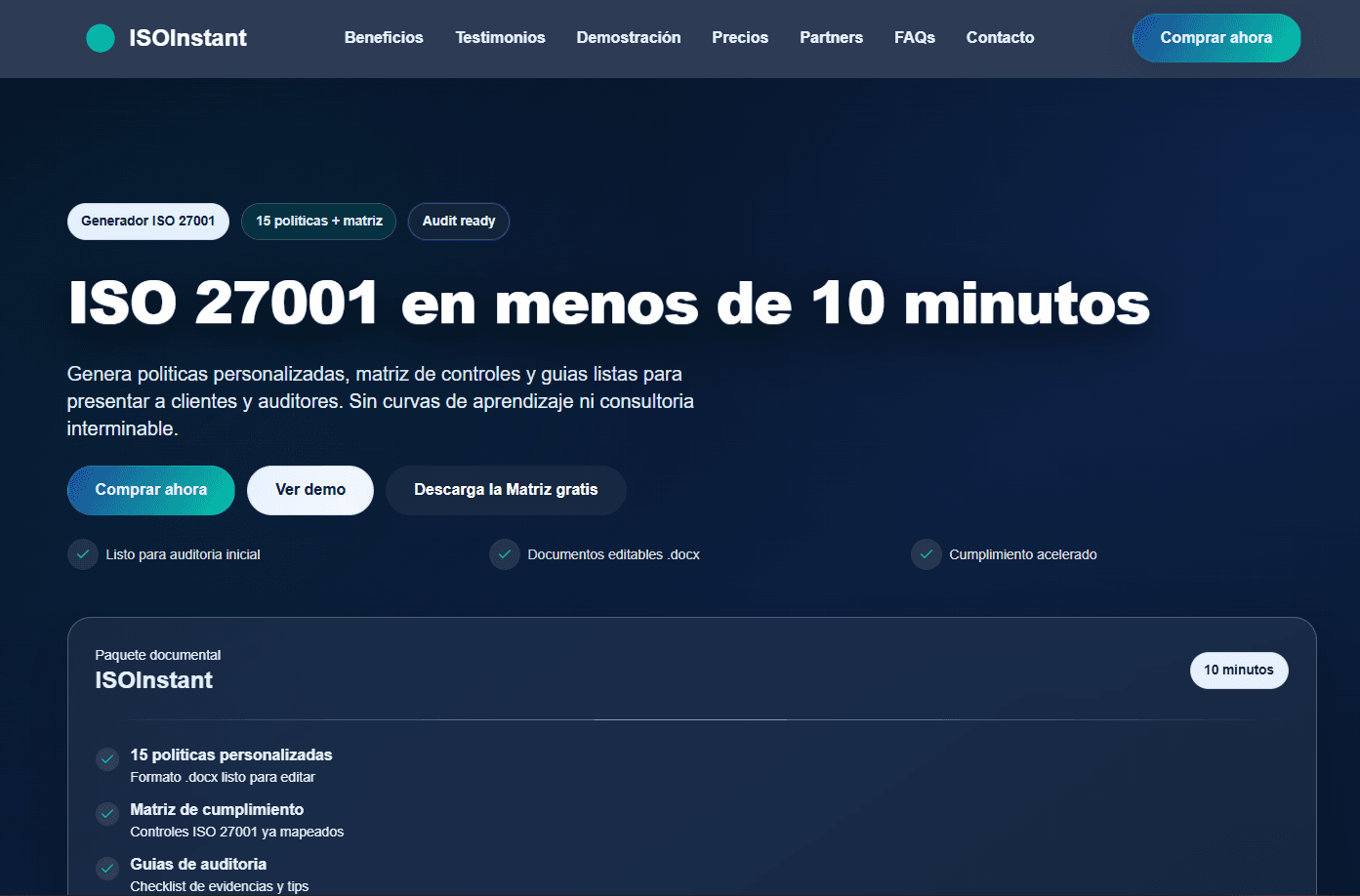ISOInstant - compliance workflow automation